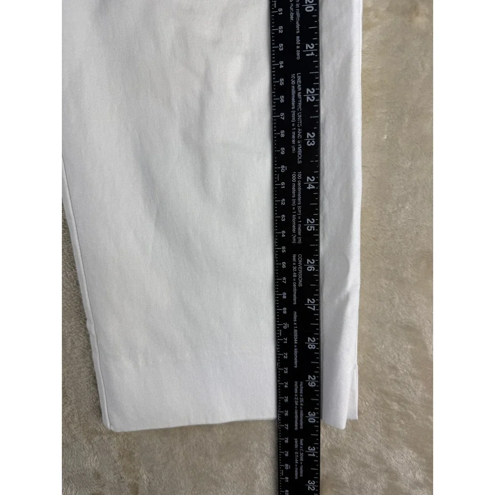 Joseph Ribkoff White Pull On Cropped Stretch Pants Womens Size 12 Canada